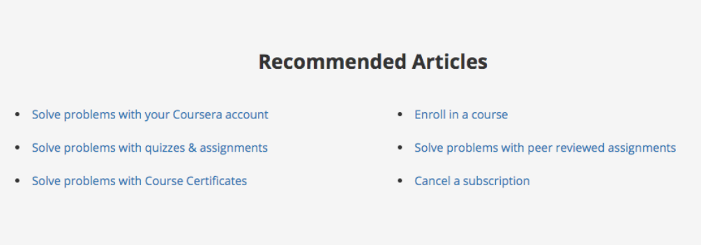 Coursera: Inspecting For Usability Issues