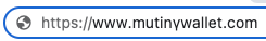Domain Spoofing Mutiny, a Web-Based Bitcoin Wallet