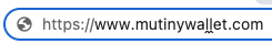 Domain Spoofing Mutiny, a Web-Based Bitcoin Wallet