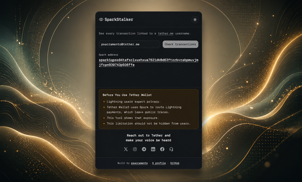 SparkStalker: Making Spark-Enabled Wallet Privacy Problems Visible